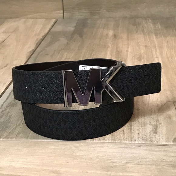 MICHAEL Michael Kors Accessories - Michael Kors Black/Brown Reversible Belt